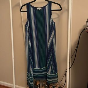 Max Studio sleeveless scarf dress